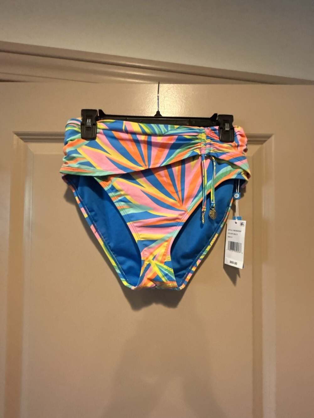 Bleu Rod Beattie On The Bright Side Sarong Hipster Bikini Bottom